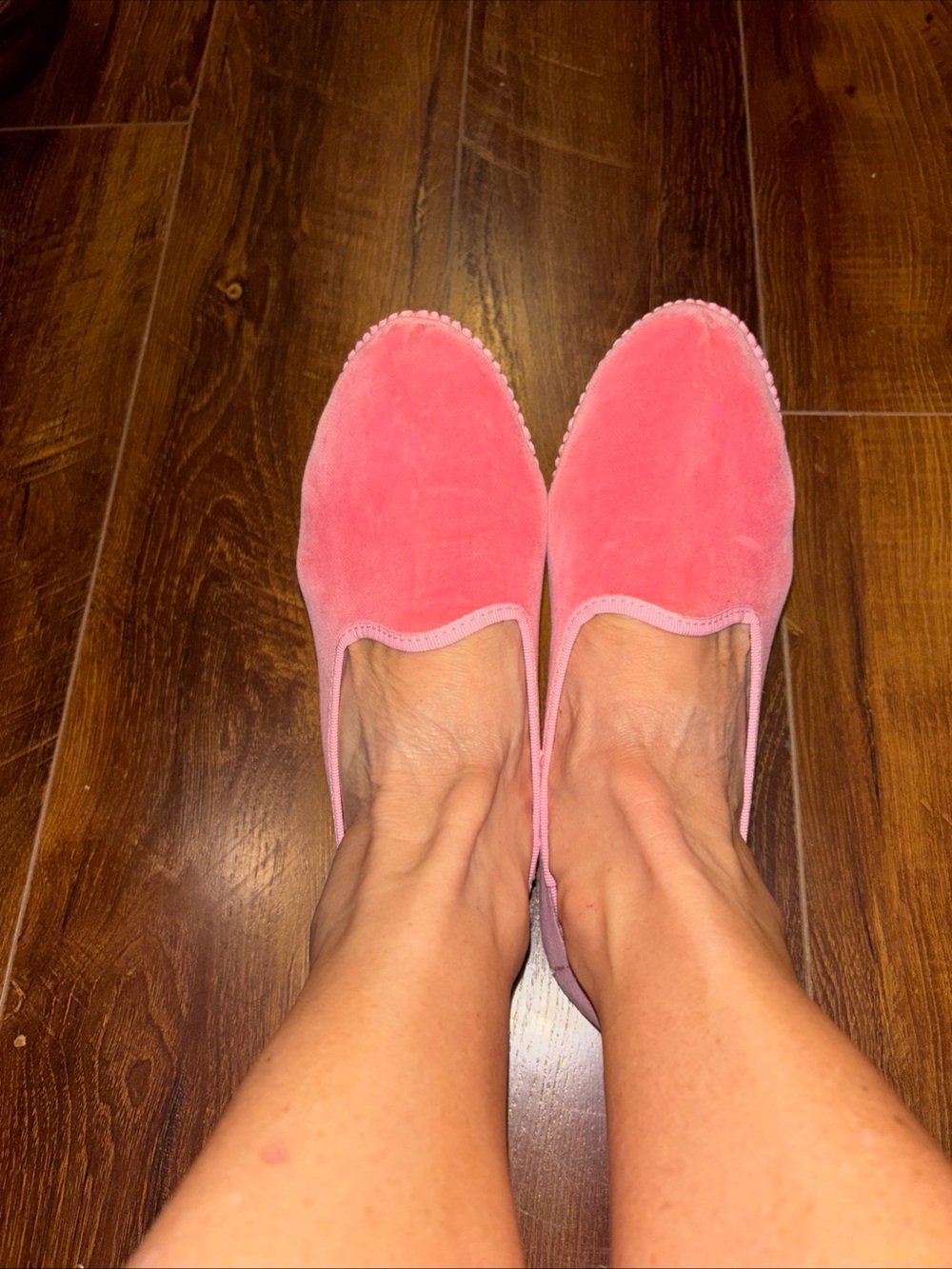 Telerie Spadari Milano Velvet Friulane Slippers Pink Italy US SIZE 9 NWOB